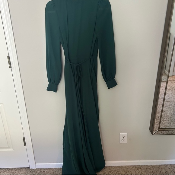 Lulu's Deep Green Maxi Dress - Picture 6 of 8